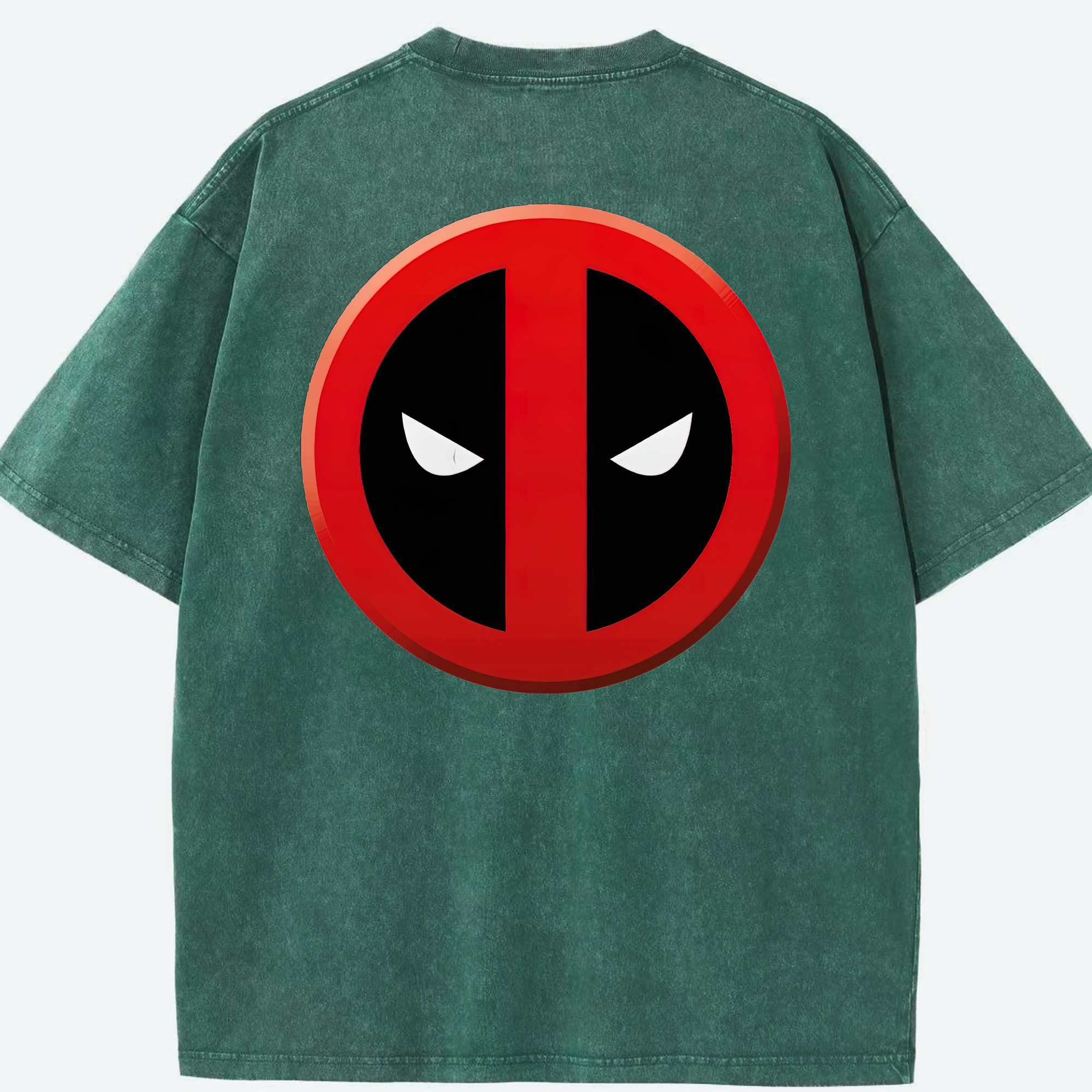 （画像用） Deadpool デッドプール 綿100% ヴィンテージ風 半袖Tシャツ（背面プリント）